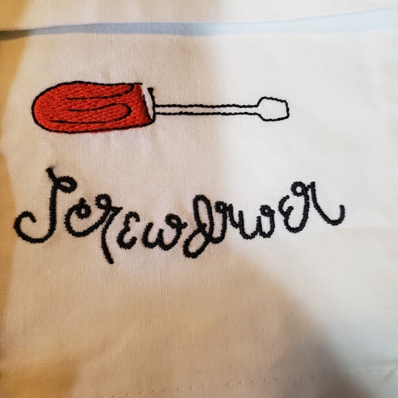 Pottery Barn Embroidered Cocktail Napkins Set - White - Picture 8 of 11